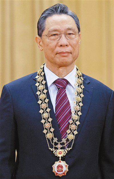 “共和國勛章”獲得者鐘南山。新華社記者 謝環馳攝